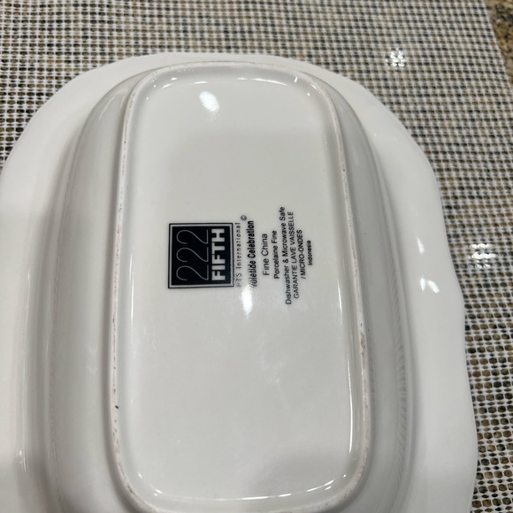 222 Yuletide Celebration Serving Bowl - 2 available Pre-owned/never used. - Picture 4 of 5